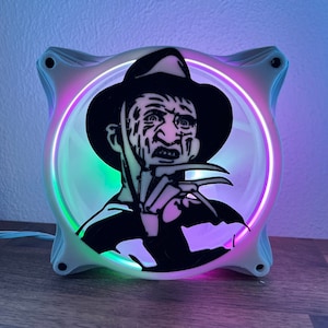 Horror Nightmare - Gaming Computer Fan Shroud/ Grill /Cover -  120, 140mm