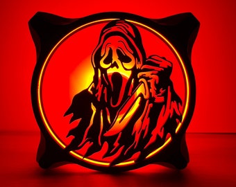 Ghost Face One Color - Gaming Computer Fan Shroud / Grill / Abdeckung - 120, 140mm