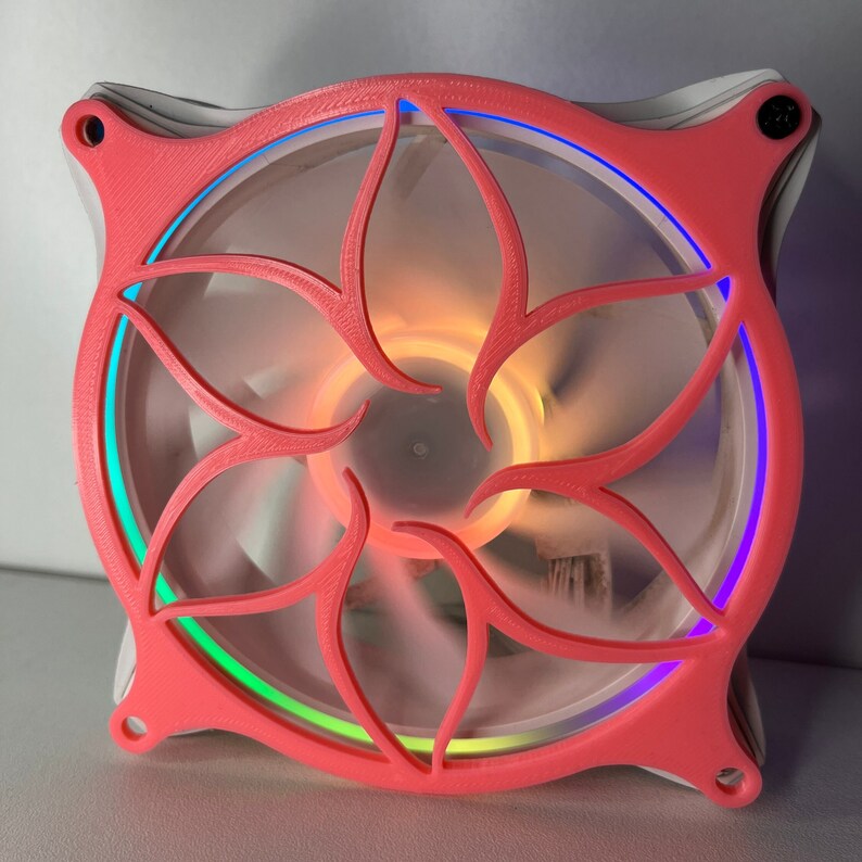 Sakura Gaming Computer Fan Shroud/ Grill /cover Custom 3D Etsy