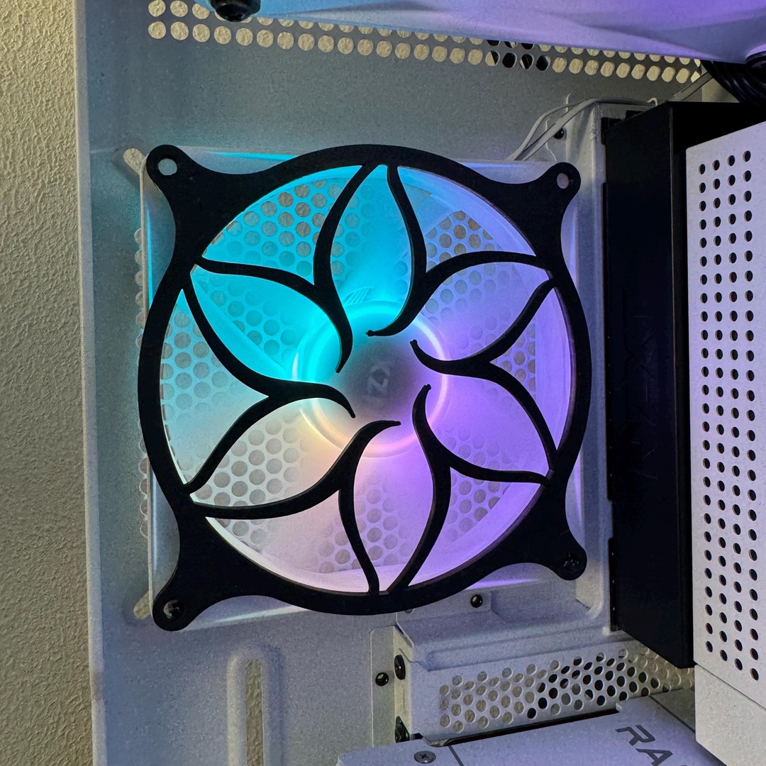 Sakura Gaming Computer Fan Shroud/ Grill /cover Custom 3D Printed 120mm ...