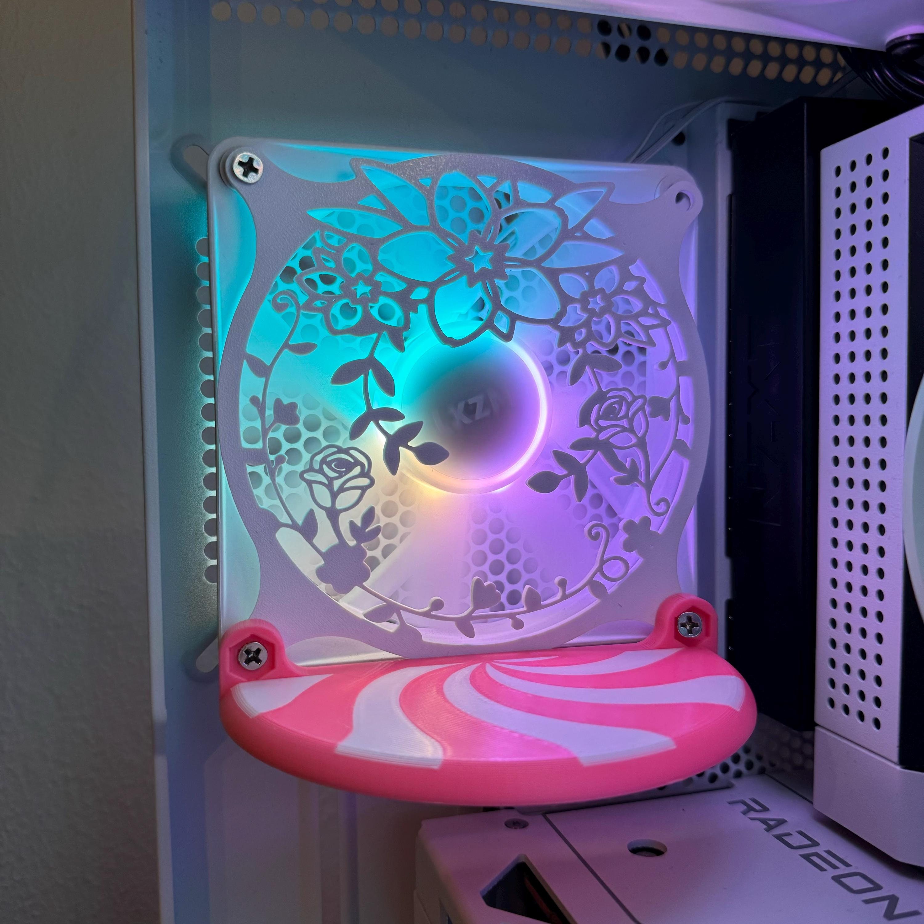 Candy Swirl Figurine Shelf for 120 mm Fan