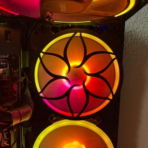 Sakura Simple- Gaming Computer Fan Shroud/ Grill /cover - Custom 3D ...