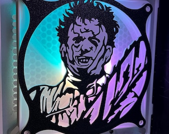 Horror Chainsaw - Gaming Computer Fan Shroud/ Grill /Cover -  120, 140mm