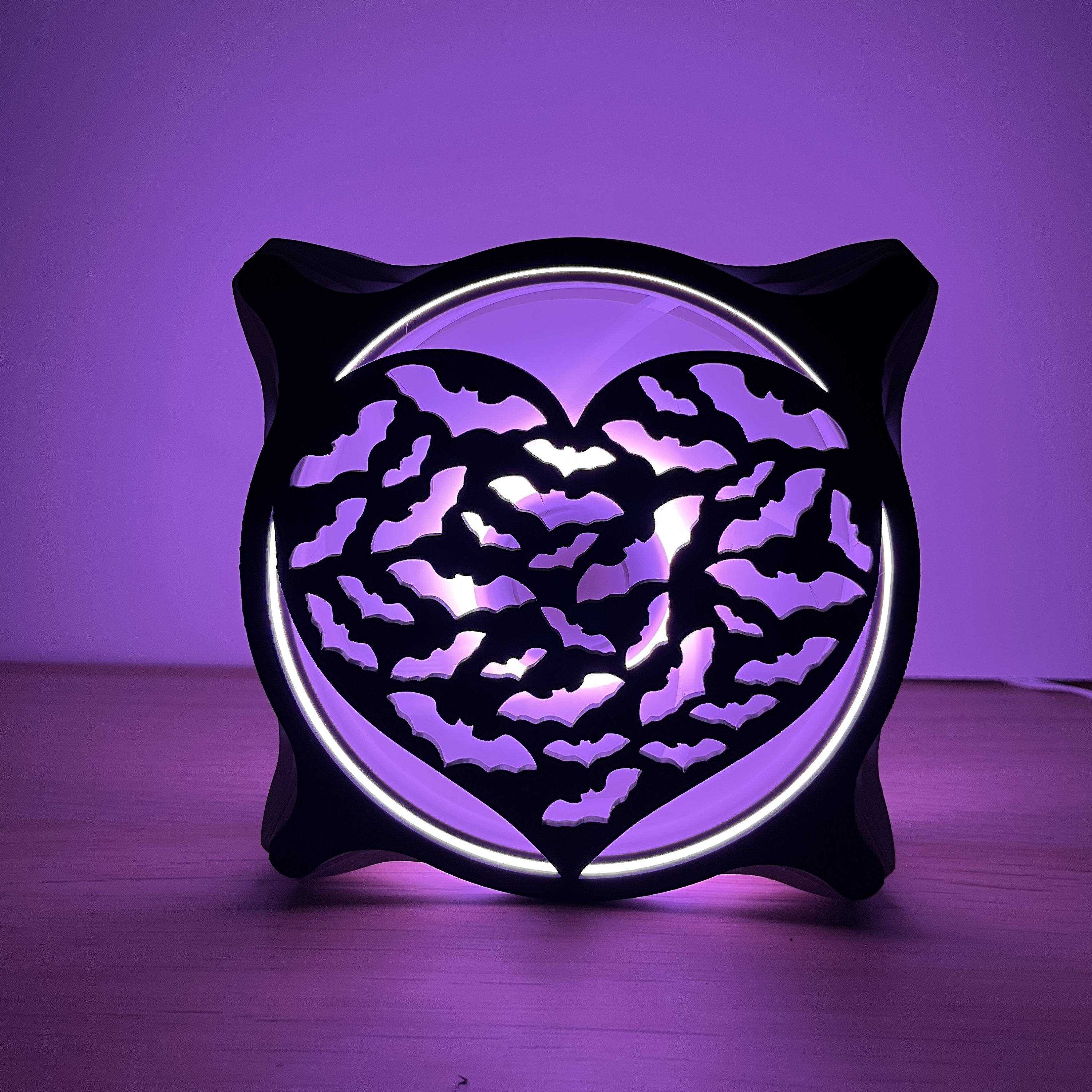 Bat Heart Pattern - PC Fan Shroud/ Grill /cover - 120mm, 140 Mm - Etsy