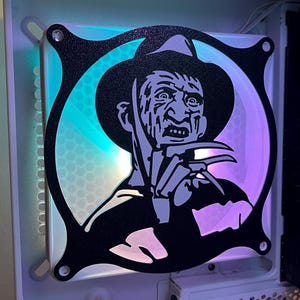 Horror Nightmare - Osłona wentylatora/grill/pokrywa do komputera gamingowego - 120, 140 mm