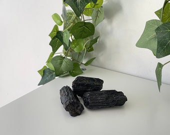 Rough Black Tourmaline ~ Rough/Raw Black Tourmaline ~ Protecting Stone ~ Raw Tourmaline ~ Grounding Stone ~ Rough Crystal ~ Black Tourmaline