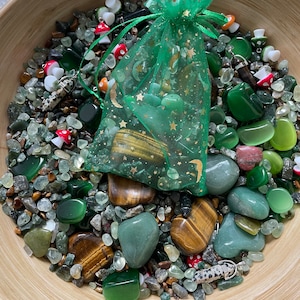Crystal Confetti Scoop ~ Enchanted Forest Themed Crystal Confetti ~ Mystery Scoops ~ Mystery Crystal Scoops ~ Forest Colored Crystal Scoops