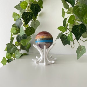 7 Chakra Crystal Sphere ~ Rainbow Crystal Sphere ~ Rainbow 7 Chakra Sphere ~ Rainbow Crystals ~ LGBTQ Pride ~ 7 Chakras ~ Meditation Sphere
