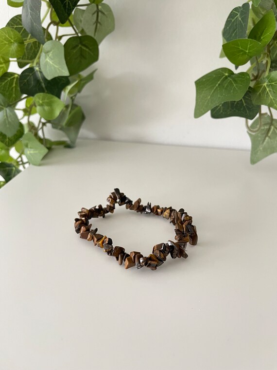 Crystal Gemstone Chip Bracelets ~ Amazonite Brace… - image 5