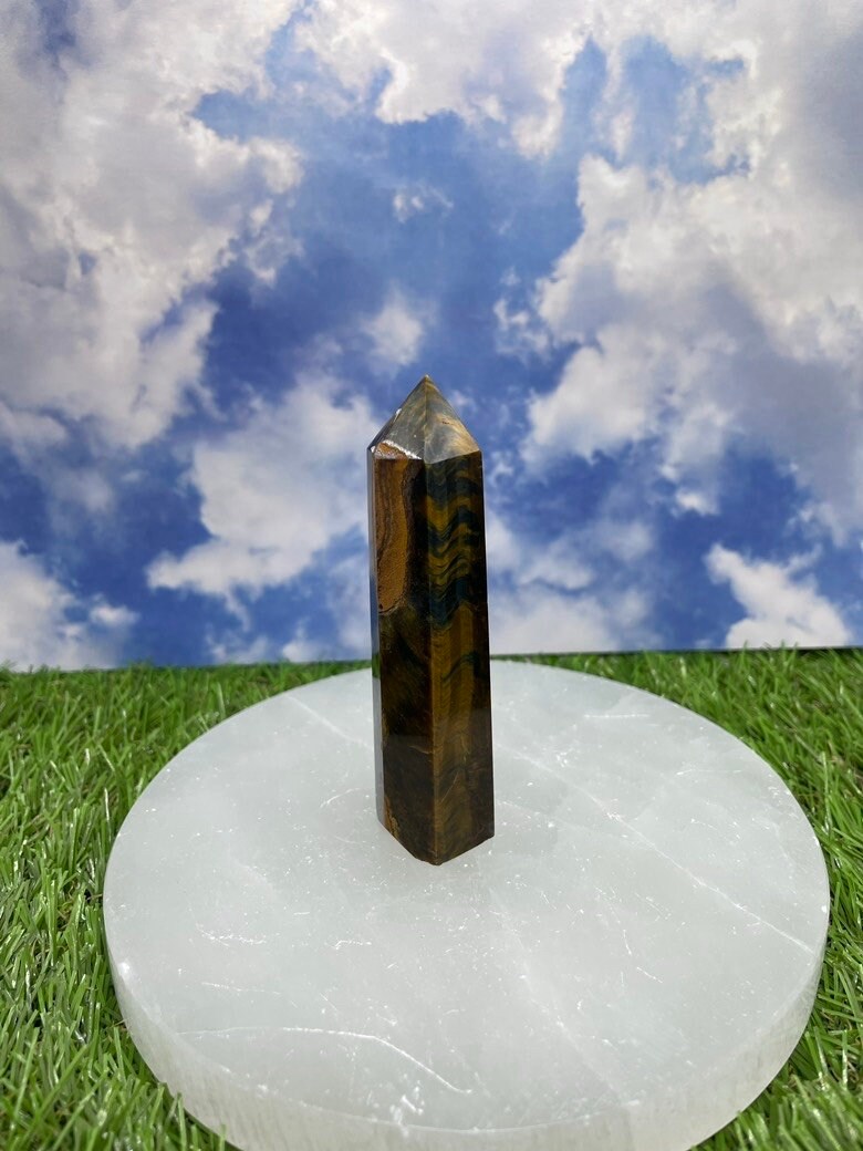 Blue Tigers Eye Towers Crystal Towers Blue Tigers Eye - Etsy