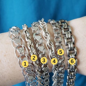 Vintage Sterling Silver Rope Bracelets