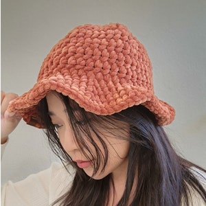 Soft Crochet Bucket Hat | Winter Bucket Hat | Handmade Bucket Hat | Sun Hat