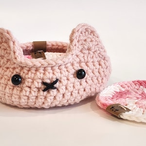 Crochet Animal Coaster Holder BUNDLE Crochet Coaster Circle Crochet Coaster Crochet Animal Bowl Cute Animal Bowl Crochet Animals Bunny