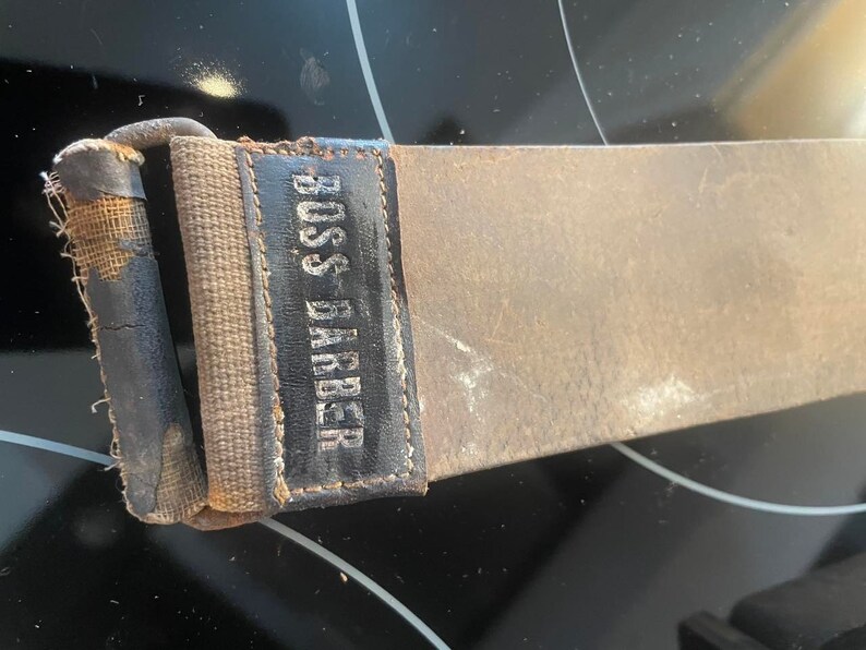 Antique Leather Razor Strops Howard Boss Barber - Etsy