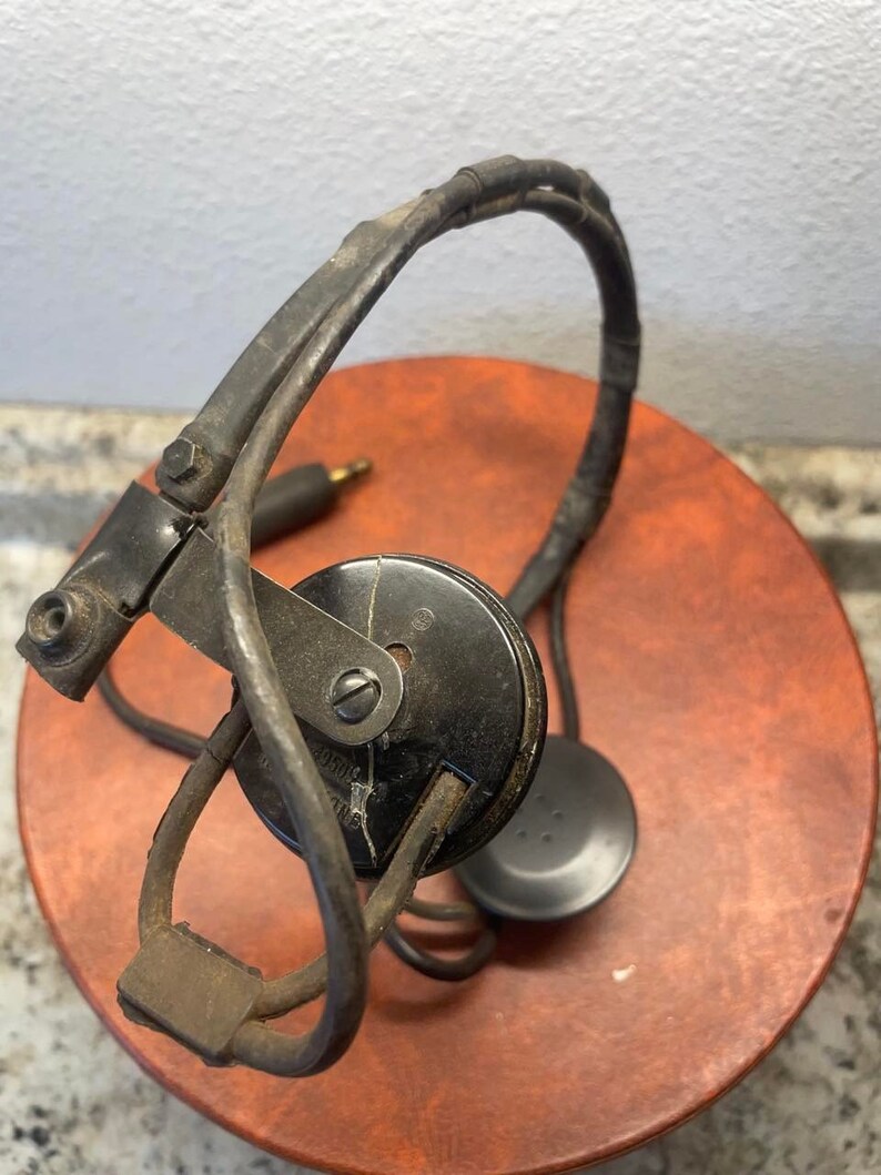 Antique Shortwave Radio WW1 WW2 Aviator Head Set, Bakelite Etsy
