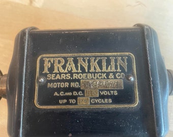 Antique Franklin Sears & Roebuck Sewing Machine Motor - Etsy