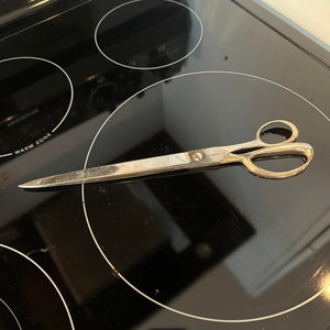 Vintage 12" dressmaker scissors upholstery scissors made in USA