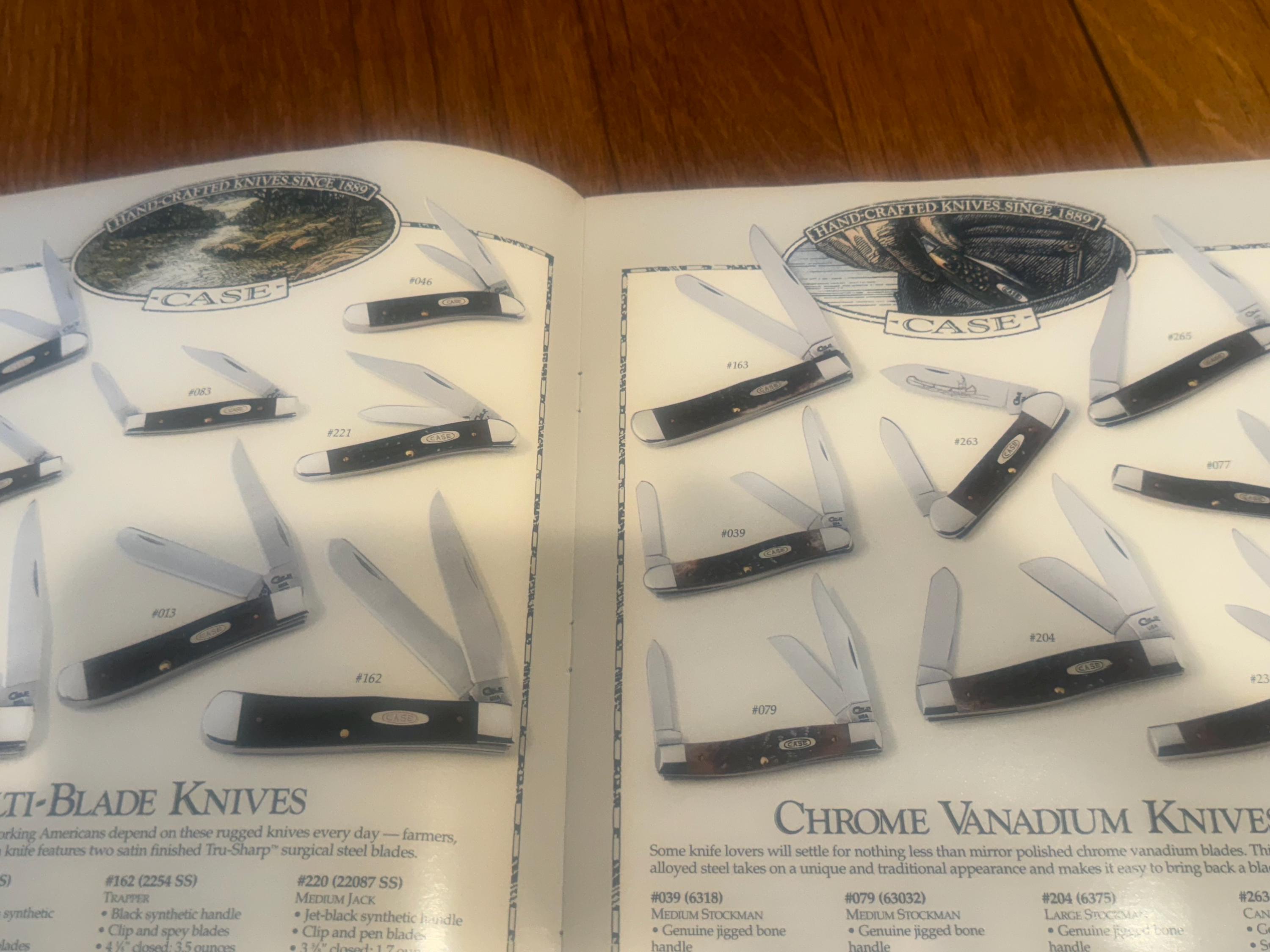 1995 CASE Knife Catalog Etsy