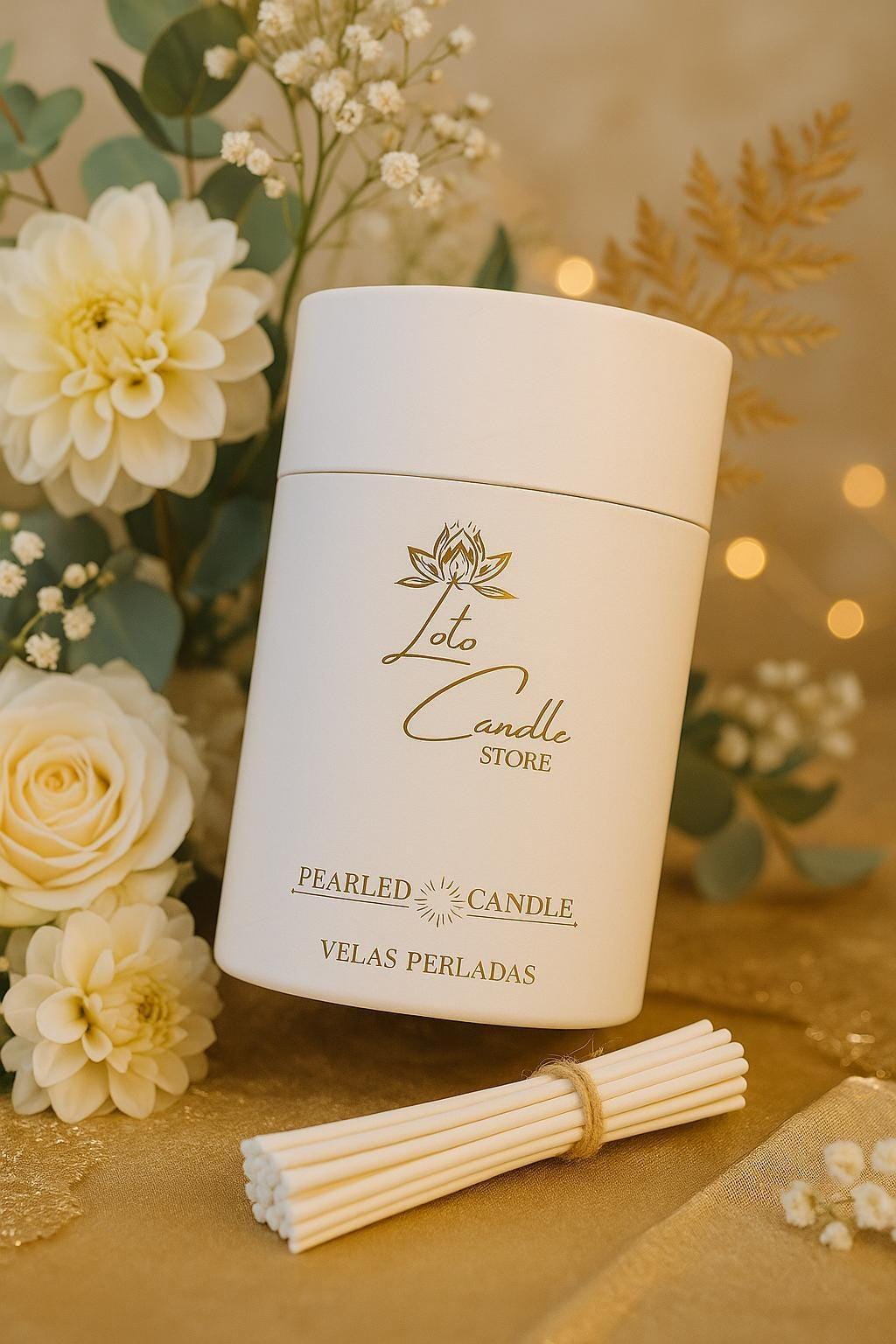 Candele Galleggianti Metallizzate Dorate - Confezione Da 4, Paraffina, Durata 4,5 Ore, Decorazione Vaso - Foto 10