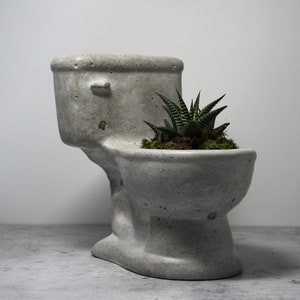 Originaler Übertopf von Fugly. Beton Übertopf | Wohnkultur | Büro | Lustiger Blumentopf | Geschenk | hässlich | bizarr | Kaktus|komisch