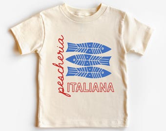 Camiseta de punto fino para niños pequeños de Pescheria Italiana