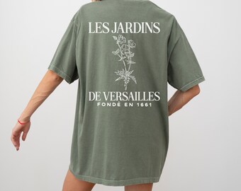 Les Jardins De Versailles Comfort Colors Cotton T-shirt | Boho