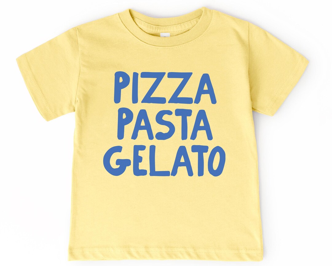 Pizza Pasta Gelato Infant, Toddler T-shirt Boho Italian Foodie