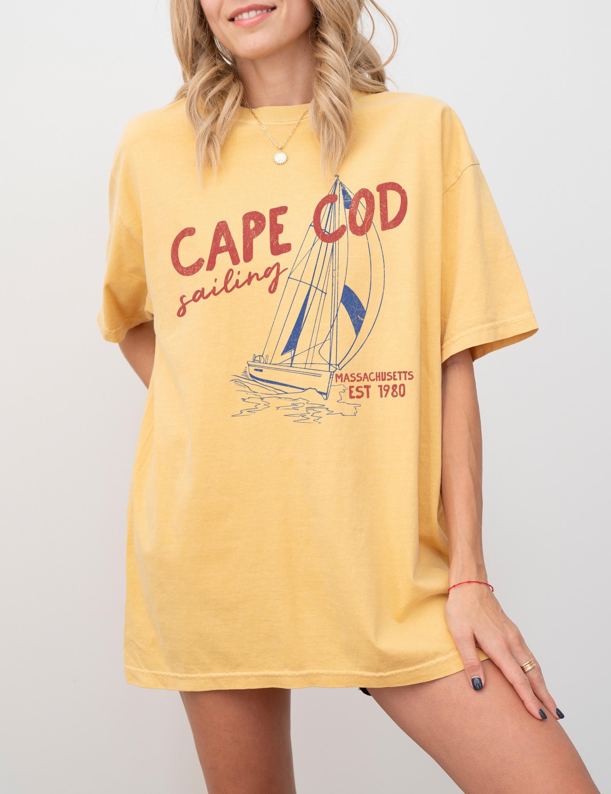 Cape Cod Sailing Comfort Colors Short Sleeve Cotton T-shirt