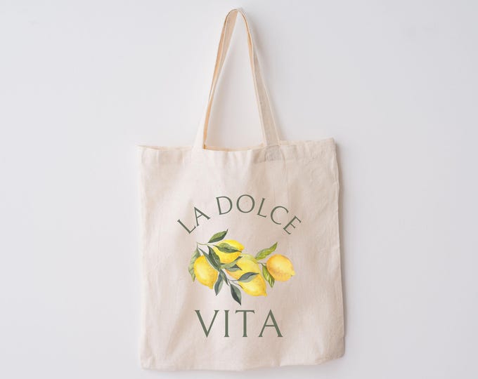 Positano, Costiera Amalfitana, Canvas Tote Bag Amalfi Coast, Italy ...