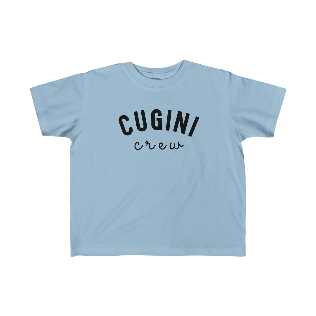 Cugini Jersey Kids Tee in White Super Cute Italian Cousins Kids Shirt Sizes  2T 6T 
