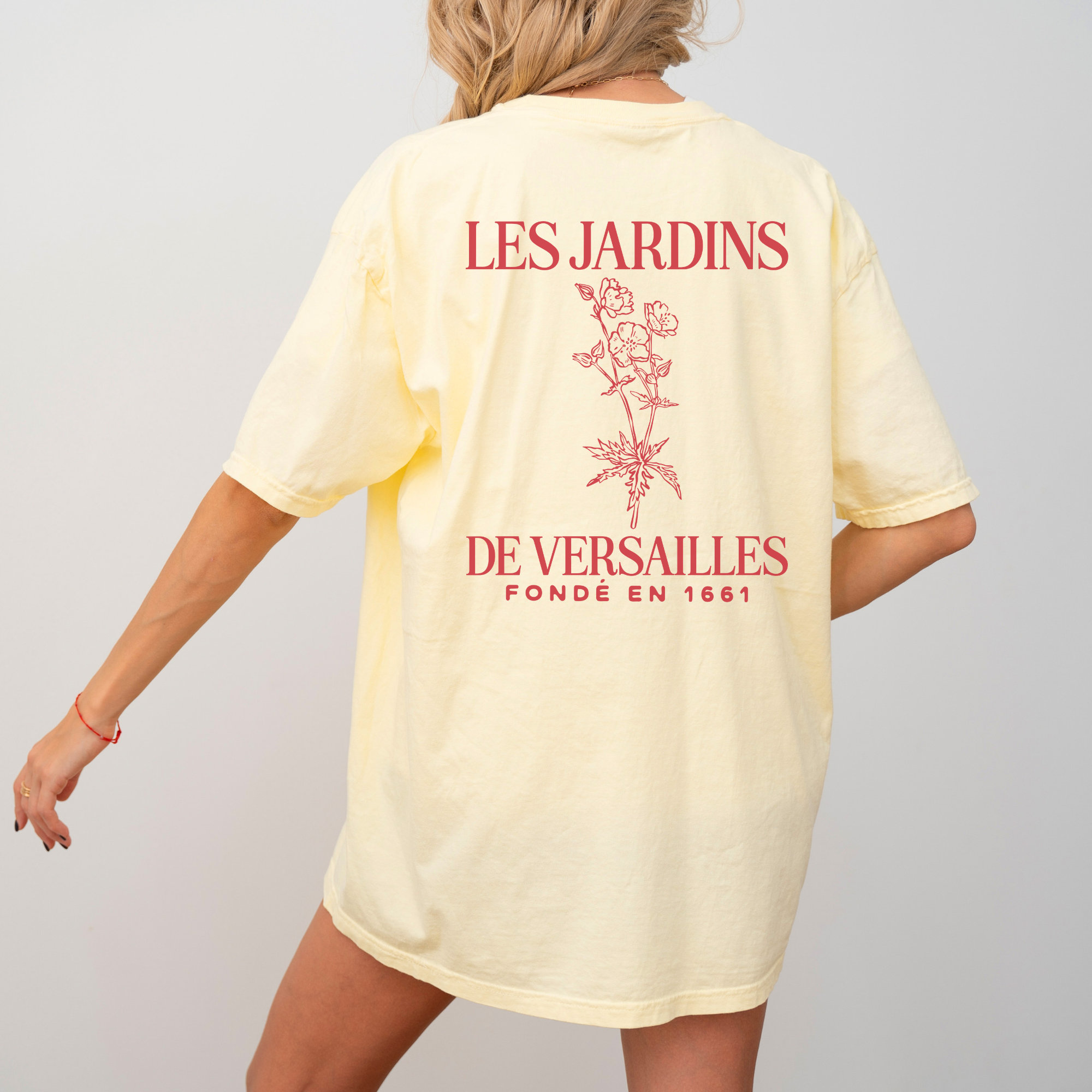 Les Jardins De Versailles Comfort Colors Cotton T-shirt | Boho