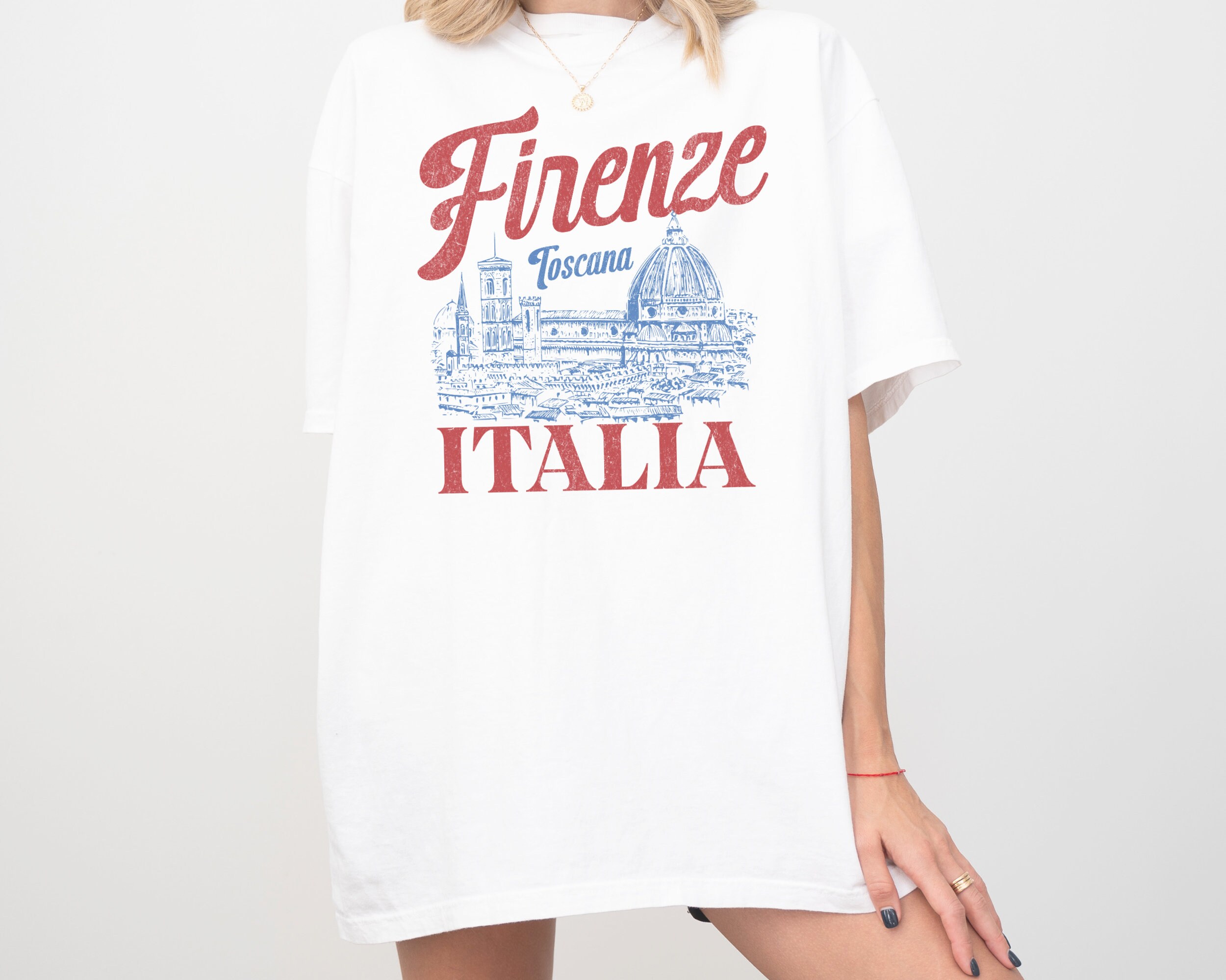Firenze, Italia Comfort Colors Short Sleeve T-shirt | Vintage