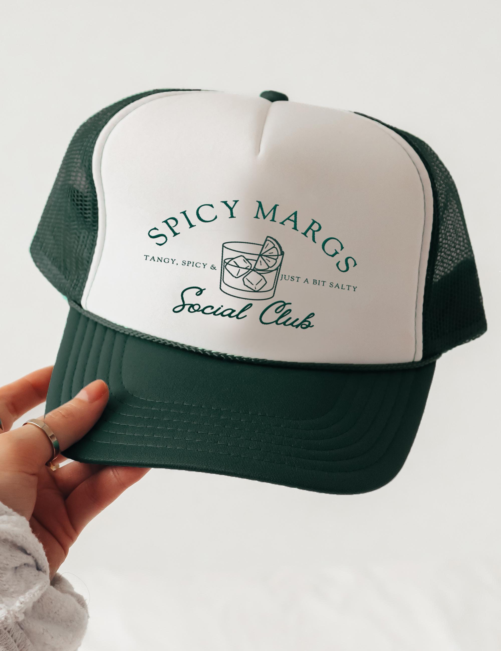 Spicy Margs Social Club Trucker Hat Spicy Margs Custom Trucker Hat Snapback - Etsy main image 2