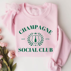 Champagne Probs Social Club Printed Sweatshirt