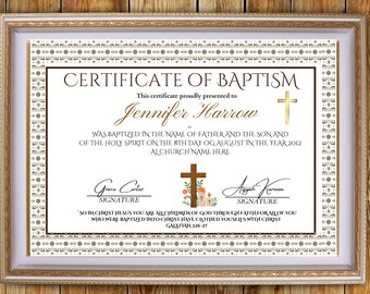 Gospel Ministry Certificate of License Template Elegant - Etsy