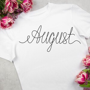 Months of the Year SVG Bundle, Clipart Calendar, SVG Calendar Months ...