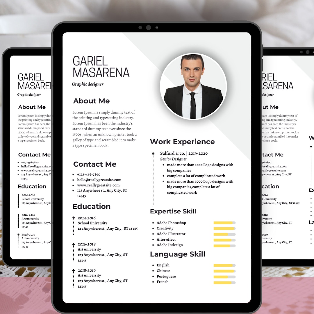 Best Professional Resume Template for Google Docs, Word ,resume