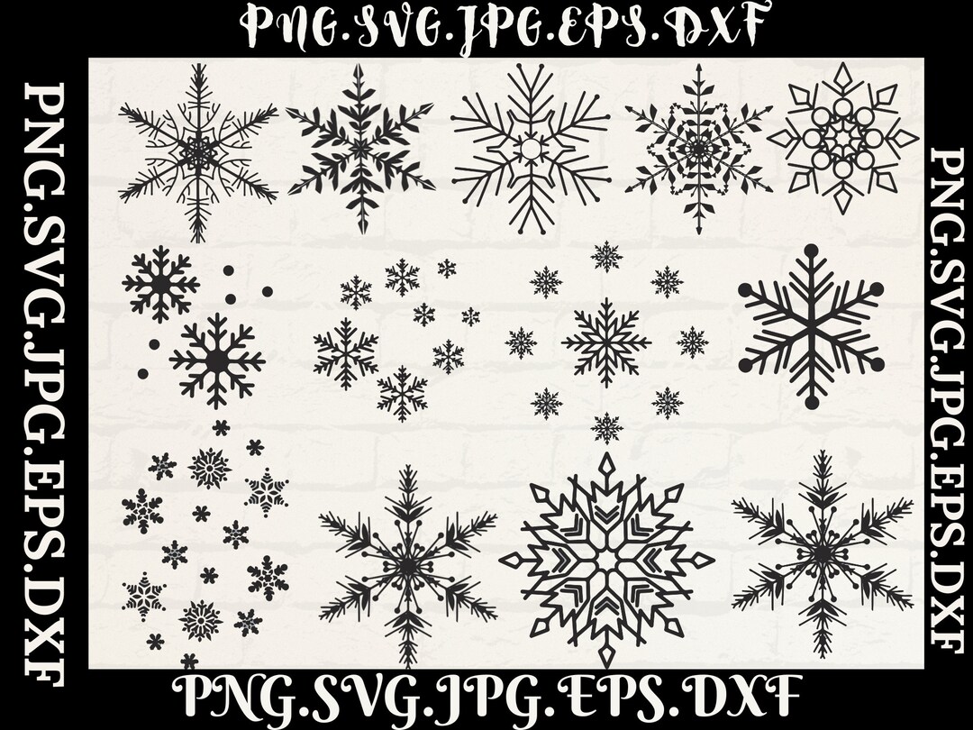 Snowflake Svg, Snow Svg, Blizzard Svg, Christmas Svg/ Falling Snowflake ...