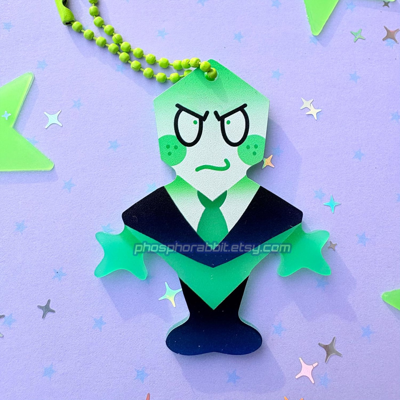 Deltarune | Green Pippins/battat Frosted Acrylic Keychain | 2.5” - Etsy