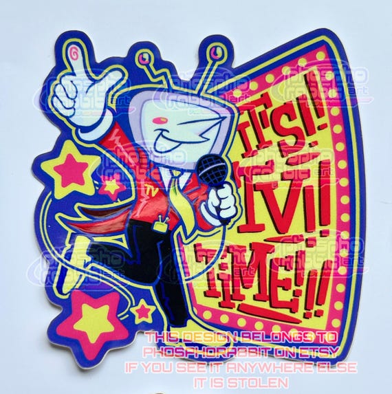 Deltarune Chapter 3 テナ＆スパムトン ステッカー - 約3インチ、耐水