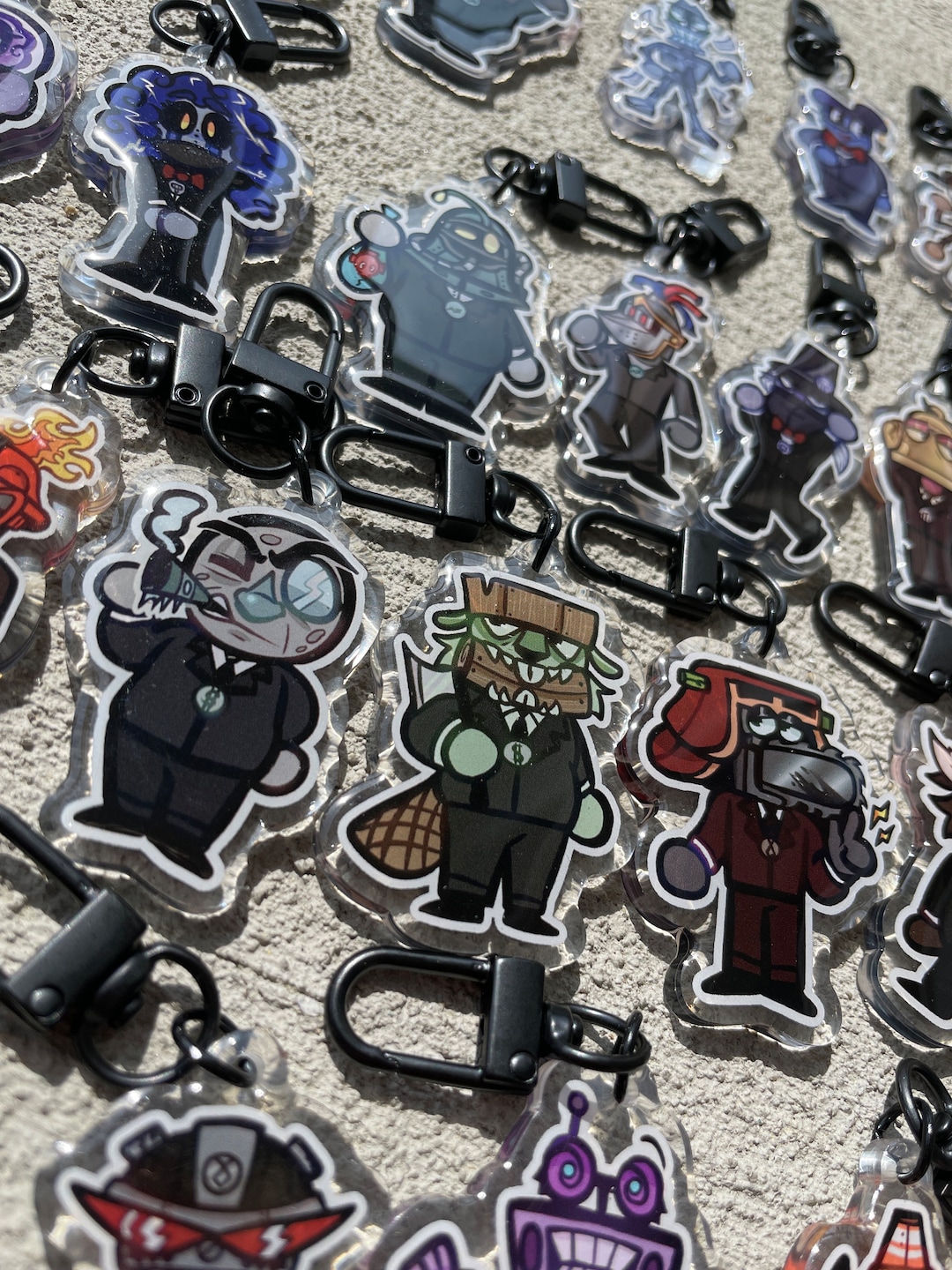 Toontown Corporate Clash Mini Keychains - 2 Inches, Front Side Epoxy - Etsy