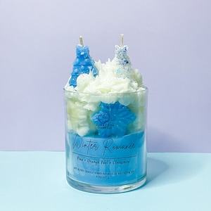 Vela de árvore de Natal, presentes de feriado, velas de feriado, vela de floco de neve, vela decorativa, vela de sobremesa