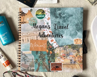 Personalised Travel Scrapbook | Journal |Adventures