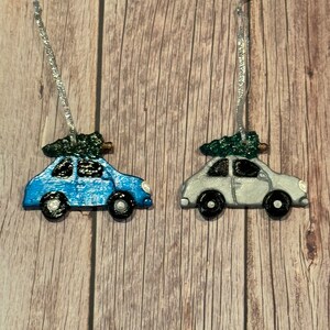 Tree on Top of Car Ornaments