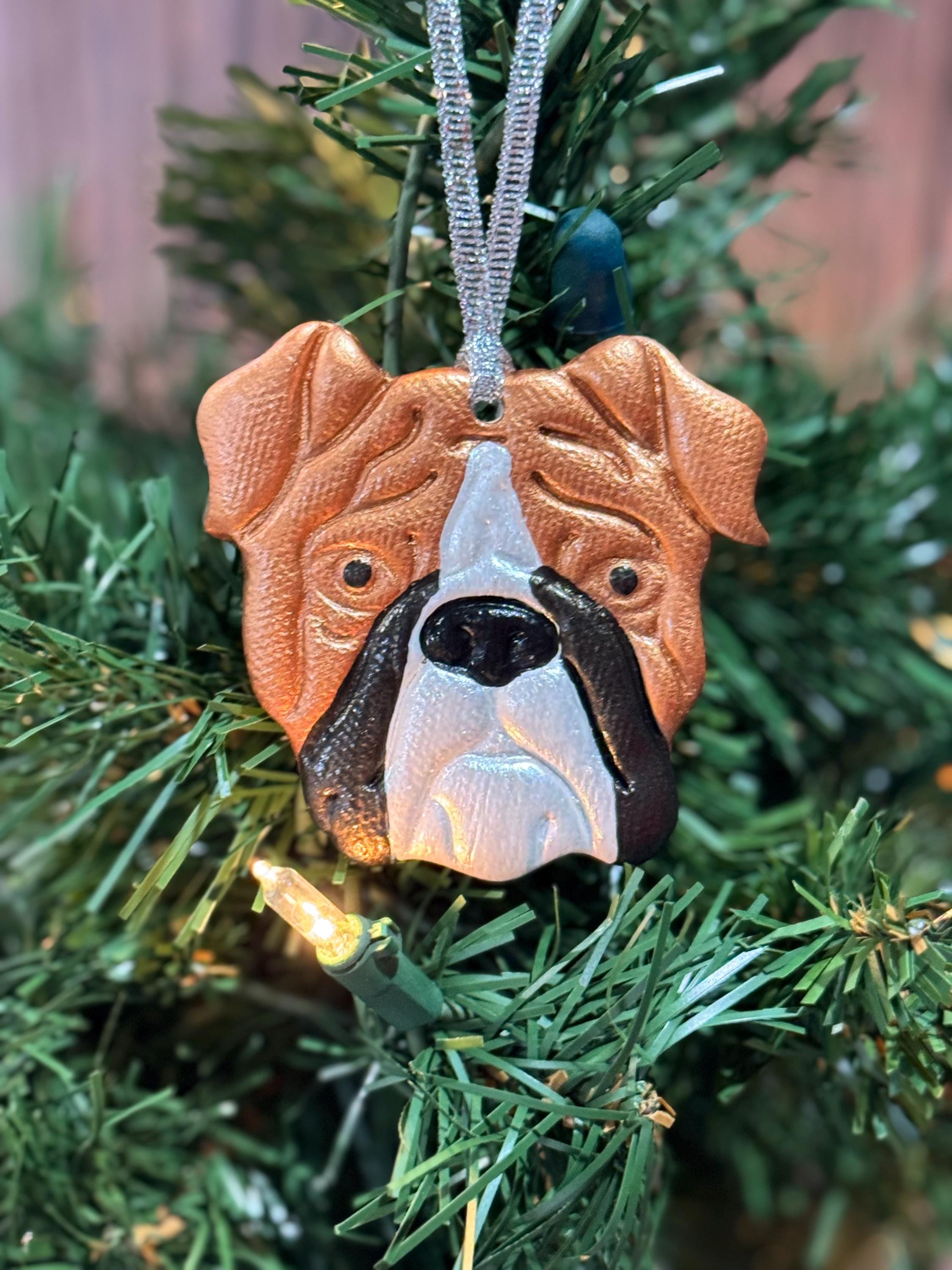 English Bull Dog Ornament - Etsy