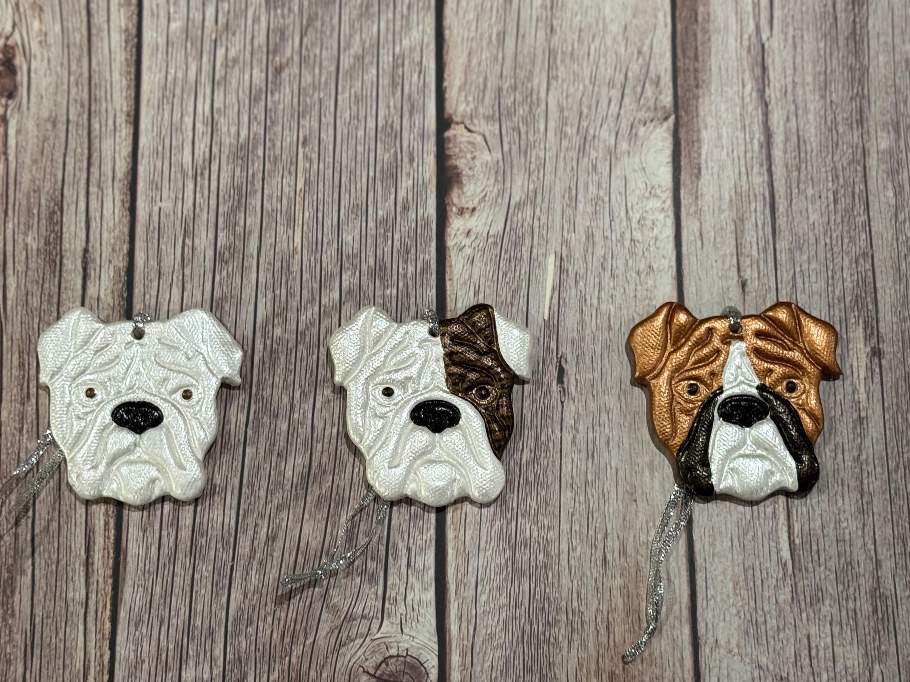English Bull Dog Ornament - Etsy