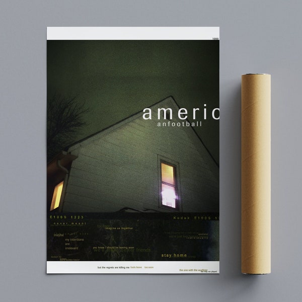 american football poster