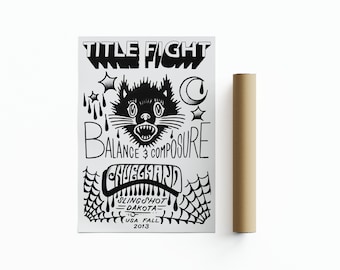 Title Fight Balance & Composure Poster