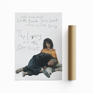 Die Liebenden auf der Brücke (1991) Film Poster | Wandkunst, Wohnkultur, Wohnzimmer Wandkunst, Wandkunst Geschenk