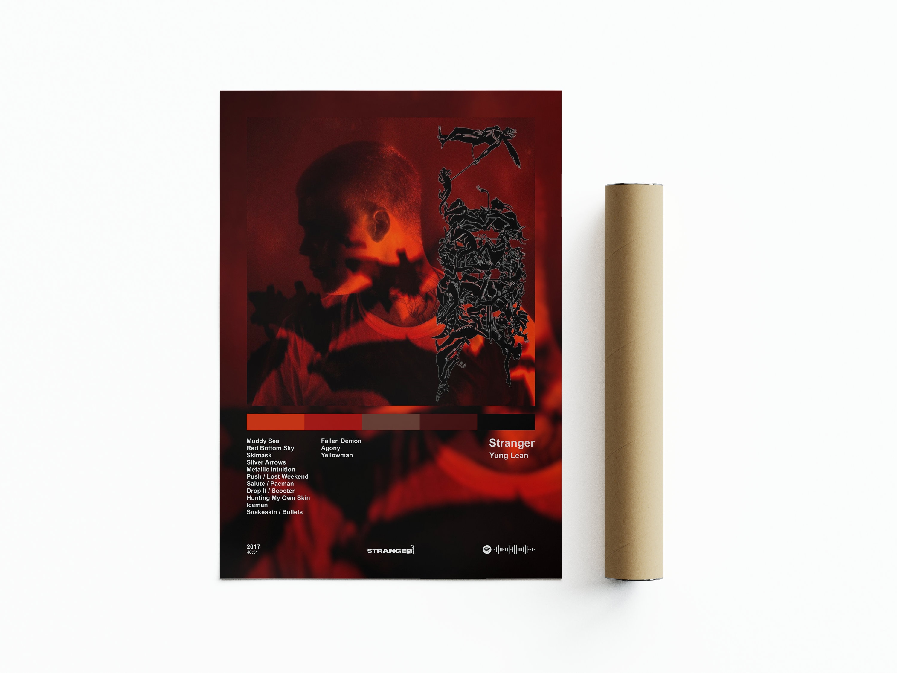 Yung Lean Stranger Poster - Etsy